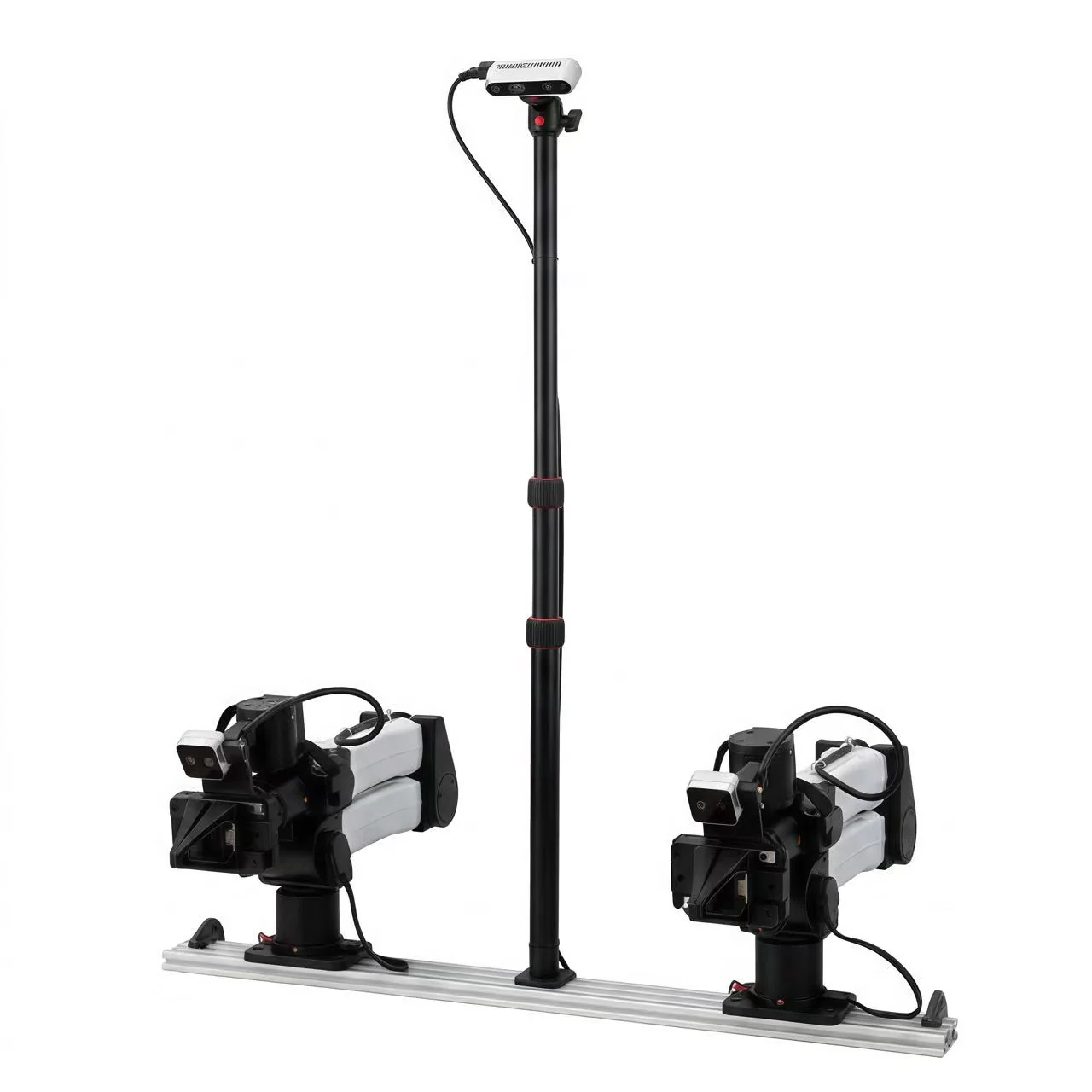 MolmoAct2 YAMS dual-arm rig